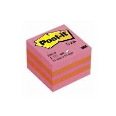 Мини лепящо кубче 3М Post-it 2051-P, розови цветове 110435 Мини лепящо кубче 3М Post-it 2051-P, розови цветове 110435