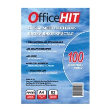 Папка джоб А4, 90 мкм, 100 бр., кристал 160108