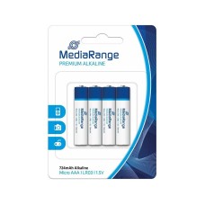 Батерии MediaRange ААА/LR03, 1.5 V, блистер 4 броя 020323 Батерии MediaRange ААА/LR03, 1.5 V, блистер 4 броя 020323
