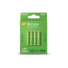 Акумулаторна батерия GP R03 AAA, 1000mAh, Ni, 4 бр. 020371 Акумулаторна батерия GP R03 AAA, 1000mAh, Ni, 4 бр. 020371